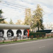 Граффити портрет The Beatles streetskills youfeelmyskill в Сочи