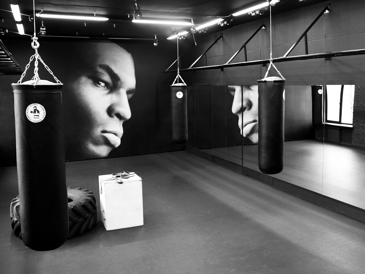 Интерьер боксерского зала